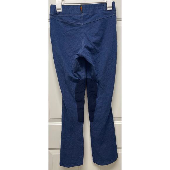 Kerrits Denim Knee Patch bootcut Riding Breeches pants denim pull-on medium - Picture 5 of 7
